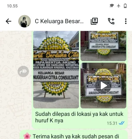Pengiriman Papan Bunga Duka Pakansari Bogor