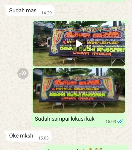 Pengiriman Papan Bunga Pakansari Bogor
