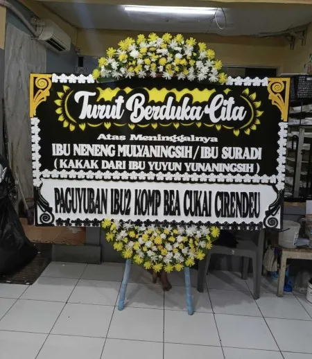 Papan Bunga Duka Pakansari Bogor