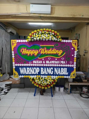 Papan Bunga di Pakansari Bogor