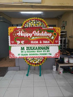 Papan Bunga di Pakansari Bogor