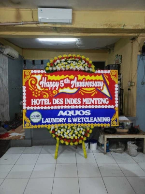 Papan Bunga di Pakansari Bogor