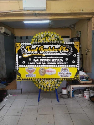 Papan Bunga di Pakansari Bogor