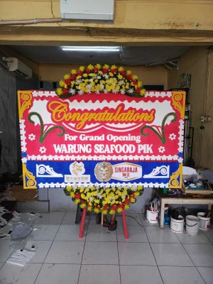 Papan Bunga di Pakansari Bogor
