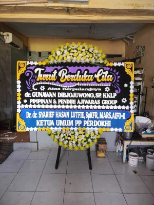 Papan Bunga di Pakansari Bogor